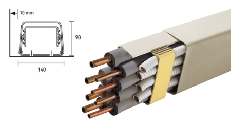 Canaline per climatizzatore - 140x90 mm