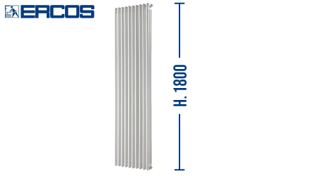 Caloriferi tubolari in acciaio H 1800 mm - Comby Ercos - 2022