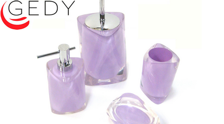 Accessori bagno Twist Gedy - lilla