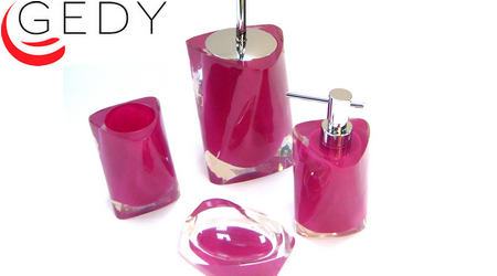 Accessori bagno Twist Gedy - rosso rubino