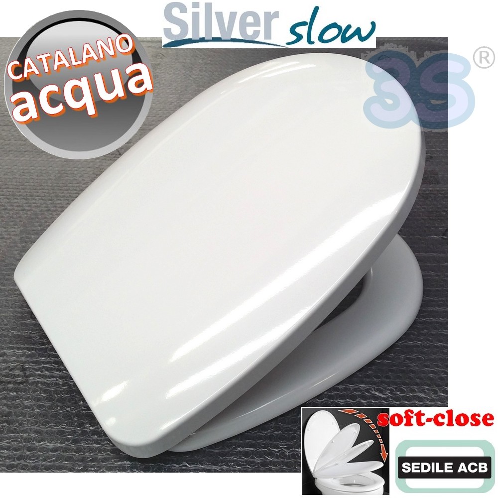 Sedile per wc ACQUA Catalano chiusura rallentata SOFT CLOSE - ACB Ercos  BSTER6.SOFT