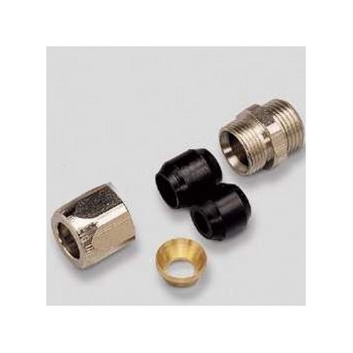 Giunto bicono per aggancio su portagomma gas, uscita 1/2 maschio - 6543.00AI