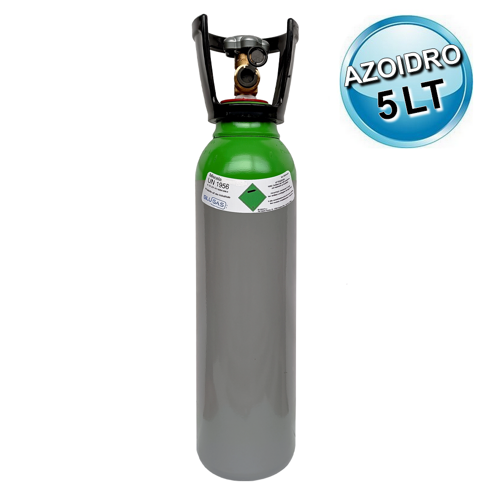 AZOIDRO AZOGEN mixture, 5 Lt FULL cylinder with certification - AZOGEN.14