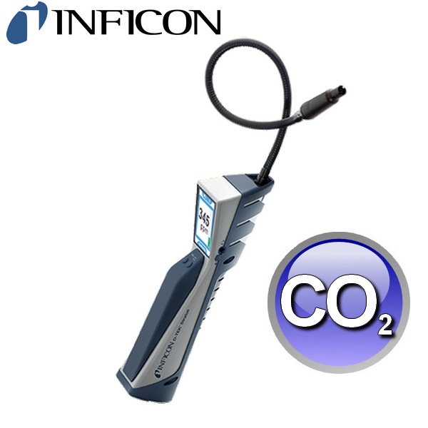 INFICON D-TEK STRATUS - Ultra-high performance 1g/year infrared CO2 leak detector - LCD color display