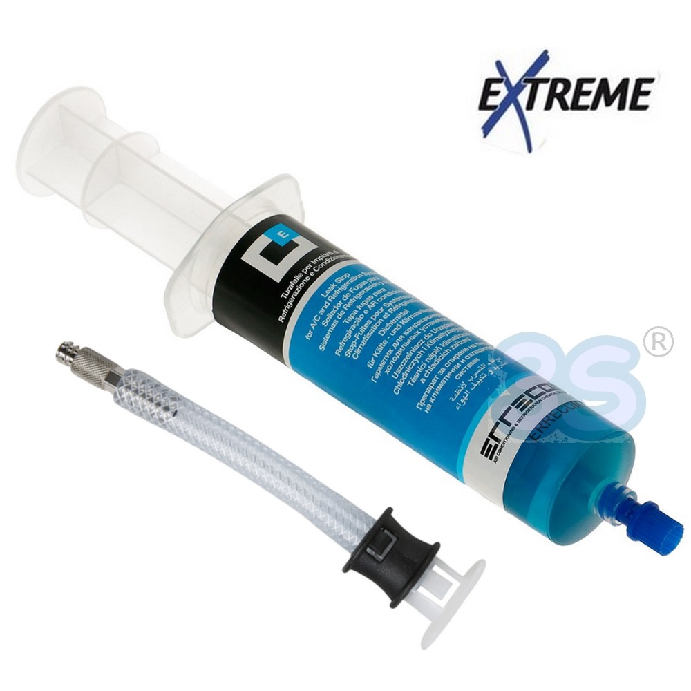 Cartuccia con adattatore per R134A riutilizzabile - turafalle EXTREME 30 ML - TR1062.C.J7 + TB5162.I0317