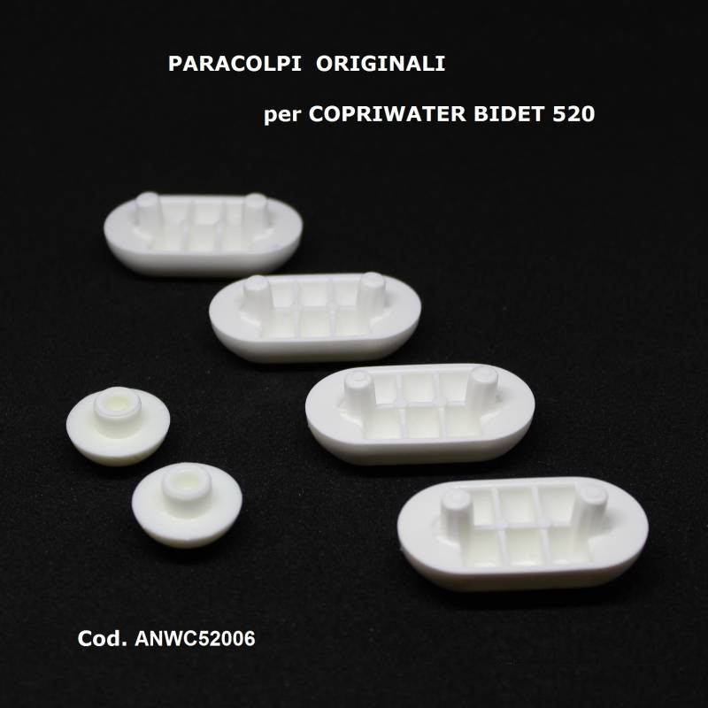 PARACOLPI DI RICAMBIO originali per copriwater bidet x articolo 520 - ANWC52006NY00