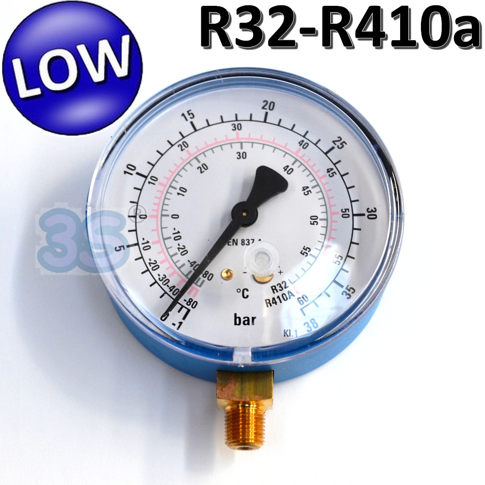 Manometro di bassa pressione scale gas R32 e R410A - MB.32410