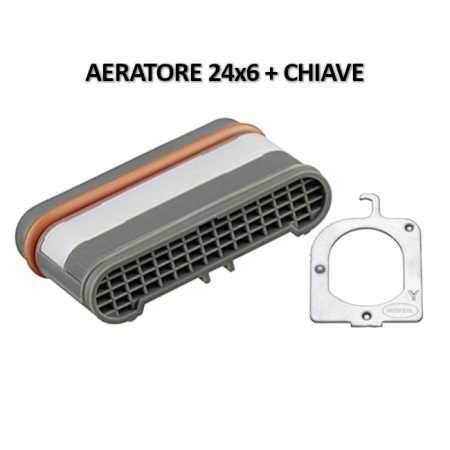 NEOPERL AERATORE RETTANGOLARE 24X6 + CHIAVE