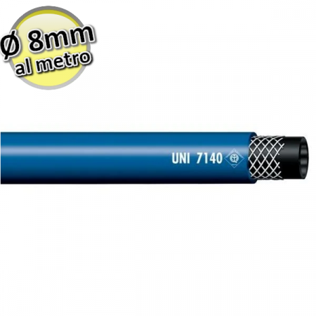 Tubo in gomma per GPL Ø 8 mm - UNI-CIG 7140/72 - PREZZO AL MT