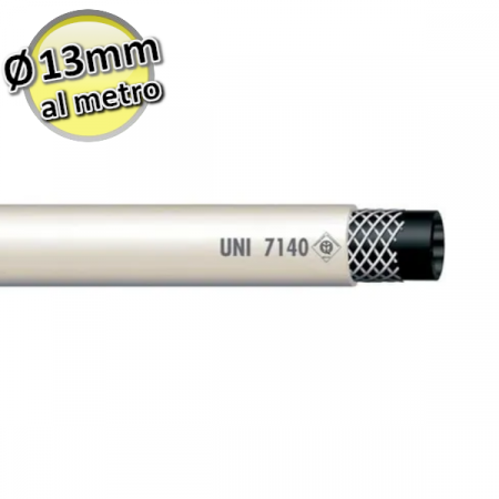 Tubo in gomma per gas METANO Ø 13 mm - UNI-CIG 7140/72 - PREZZO AL MT