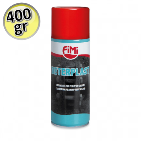 DETERPLAST SPRAY 400 ML - Detergente spray per accoppiamenti elettrosaldatture PE e PP