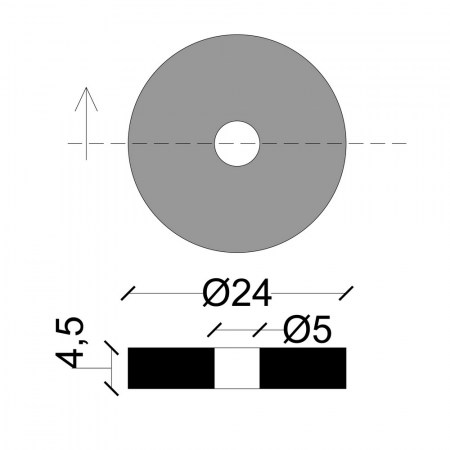 Guarnizione originale GTL per sedi tubo da Ø 1/2'' - scheda tecnica