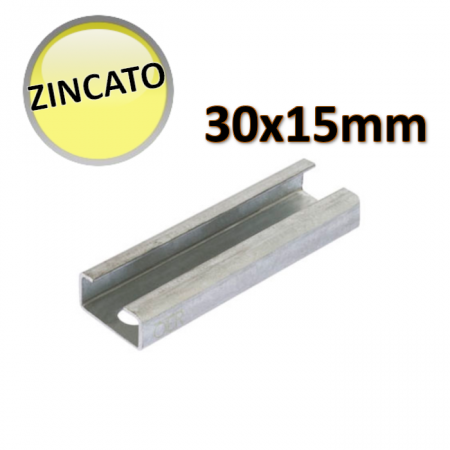 PROFILATO ZINCATO 30X15X1,5 - MT 2 - Oter