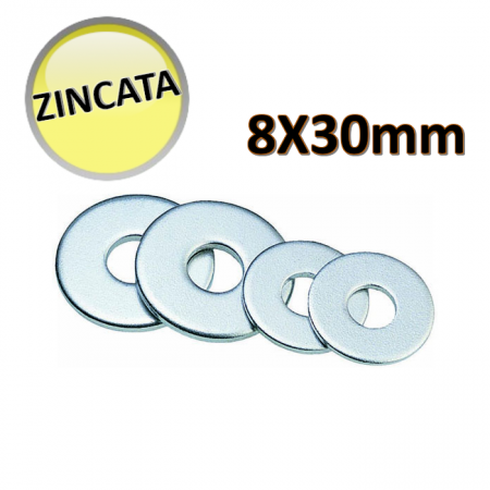 RONDELLA ZINCATA M8X30X2,5 - Oter