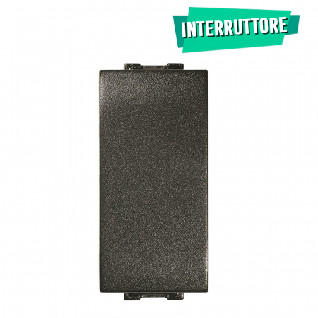 Interruttore Unipolare 16A Nero Compatibile con Living International / Light - Feb Elettrica