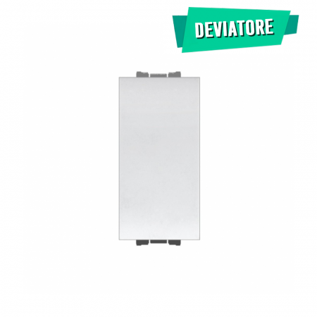 Deviatore Unipolare 16A Bianco Compatibile con Living International / Light- Feb Elettrica