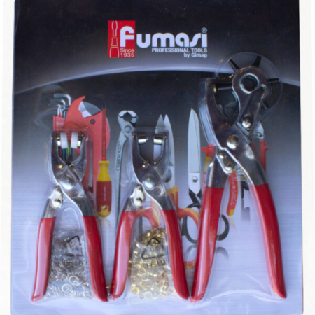 Set pinza fustella e pinze occhiellatrici