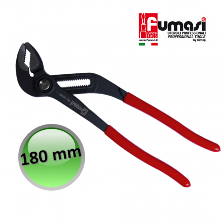 Pinza regolabile a Pappagallo tipo knipex da 180 mm cerniera con 23 regolazioni