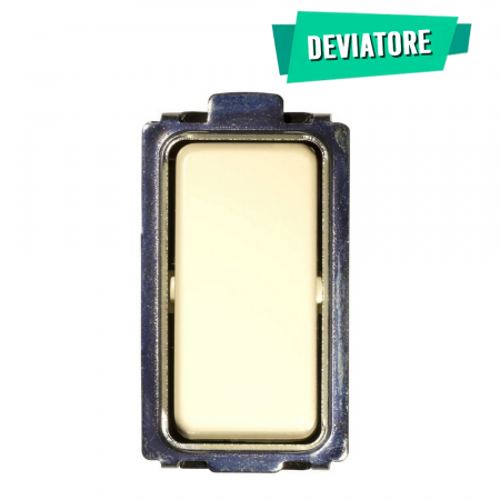 Deviatore Unipolare 10A Avorio compatibile con Bticino Magic - Feb Elettrica