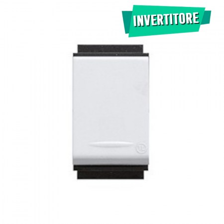 Invertitore Unipolare 10A Bianco compatibile con Bticino Magic - Feb Elettrica