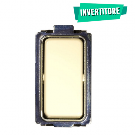 Invertitore Unipolare 10A Avorio compatibile con Bticino Magic - Feb Elettrica