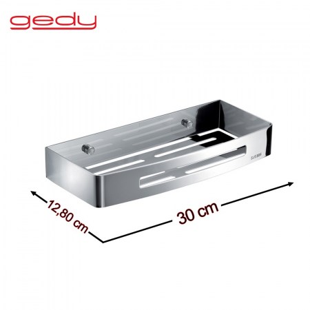 Porta oggetti doccia in acciaio inox- G-Nerva  GEDY 2417