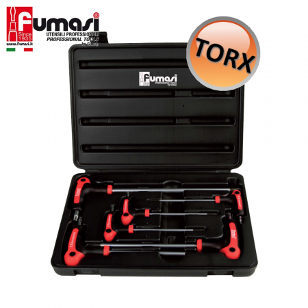 Fumasi - set chiavi a maschio TORX 5 pz  in valigetta