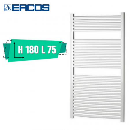 Scaldasalviette bagno bianco Opera Ercos - cm 180x75 ASOPE7501800