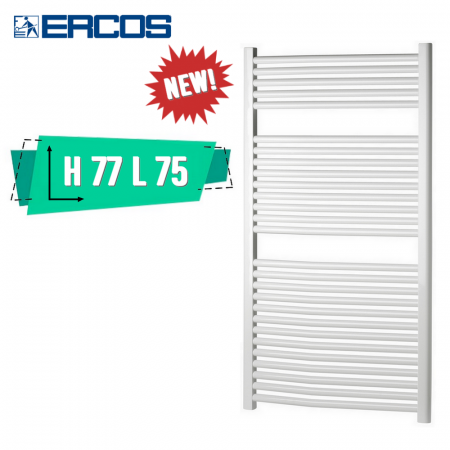 Calorifero scaldasalviette bianco Opera Ercos cm 77x75 - ASOPE750770