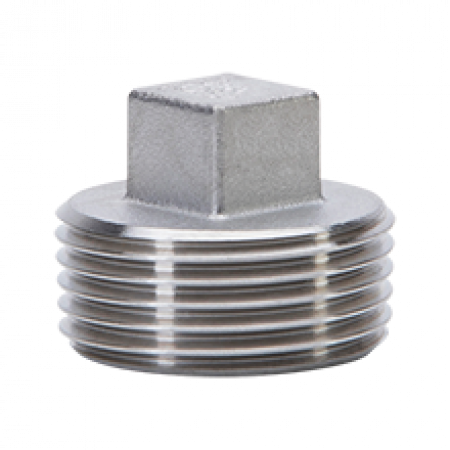 Tappo con bordo 1″1/4 maschio in ghisa malleabile zincato