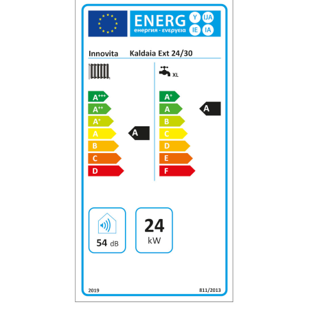 INNOVITA KALDAIA EXT 24/30 - MTN - Caldaia a condensazione da esterno 24kW in riscaldamento e 30 kW in sanitario a Metano