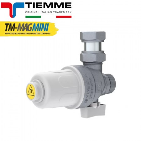 Filtro magnetico defangatore compatto per acqua impianto riscaldamento da 3/4 T-MAG MINI TIEMME