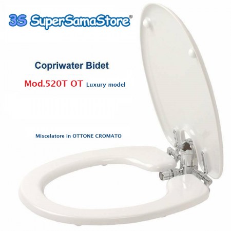 COPRIWATER con BIDET sedile con funzione BIDET INCORPORATO art.520T OT