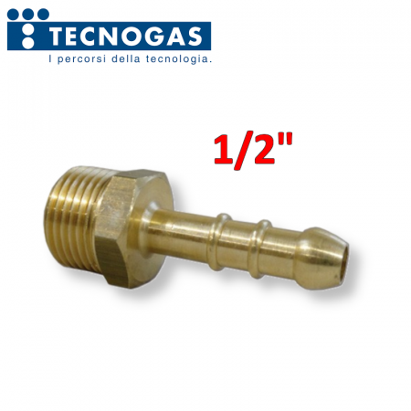 Portagomma in ottone attacco Maschio 1/2″