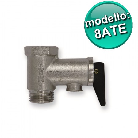 Valvola di sicurezza per scaldabagno tipo pesante MF 1/2''