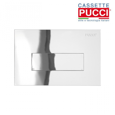 Pucci - Placca SARA cromo cromata con telaio e sportello - 80179662