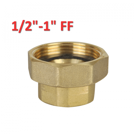 ICMA 789 - Bocchettone sede piana per pompa circolatore 1/2″ femmina x 1″ femmina