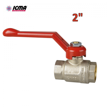 ICMA 350 - Valvola a sfera – Filettatura F/F 2″- Leva lunga