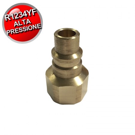 Raccordo di alta pressione per bombola R-1234yf attacco W21,7 - 1/14″ sinistro