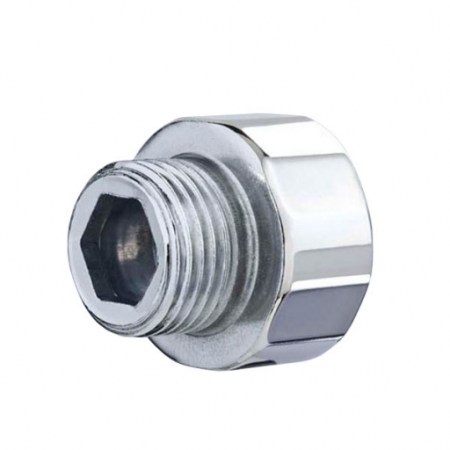 Prolunga ridotta in acciaio zincato MF 1/2″ x 3/4″ 15 mm - 1 PEZZO