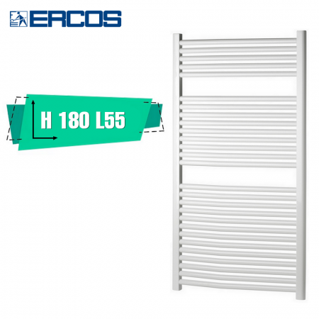 Scaldasalviette Monica Ercos bianco cm 1800x550 interasse 50