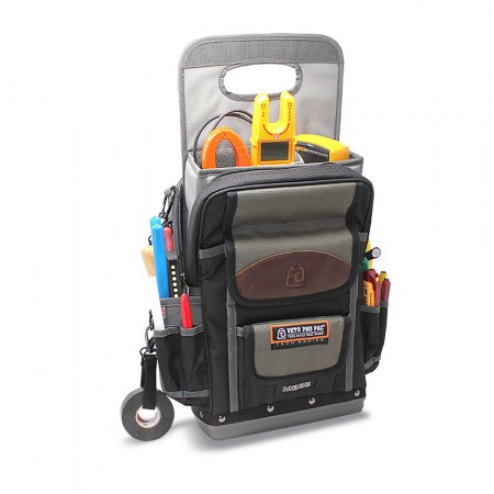 Sacca borsello clip-on porta strumenti VETO PRO PAC MB3B - 11 tasche - dettaglio
