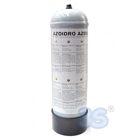 Bombola cartuccia di azoidro da 2,2 Lt - 110 bar