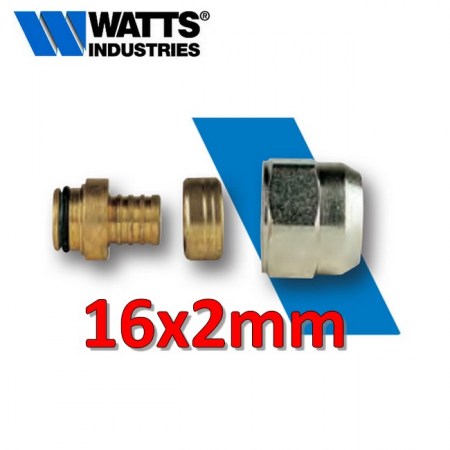 Adattatore 817MS per valvola WATTS - tubo multistrato 16x2 mm x 1/2 - 817MSC121620