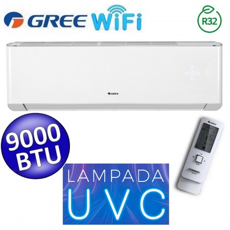 Unità interna R32 AMBER PLUS WiFi Gree 9000 Btu split (GREE10179) lampada UVC sterilizzazione