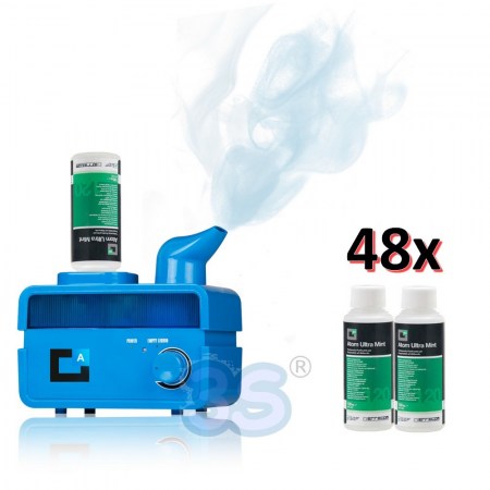 ATOM MACHINE MINT - Nebulizzatore purificatore clima auto con 48 flaconi 120 ML fragranza menta RK1395