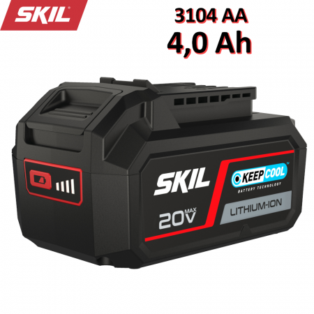 Batteria al litio 20V Max da 4,0 Ah KEEPCOOL™ SKIL 3104 AA