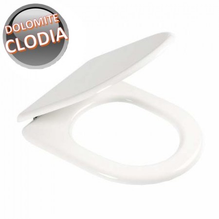 Sedile WC di ricambio per serie Clodia bianco lucido Ercos BSOPEF