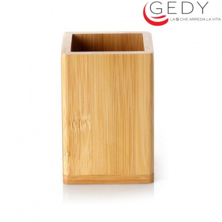 Bicchiere portaspazzolini BAMBU'  in legno