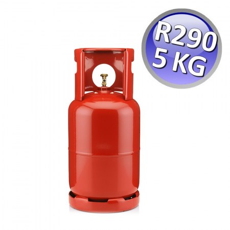 BOMBOLA GAS REFRIGERANTE R290 PROPANO - 5 KG